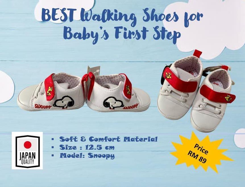 Baby Snoopy Shoes, Babies & Kids, Babies & Kids Fashion on Carousell