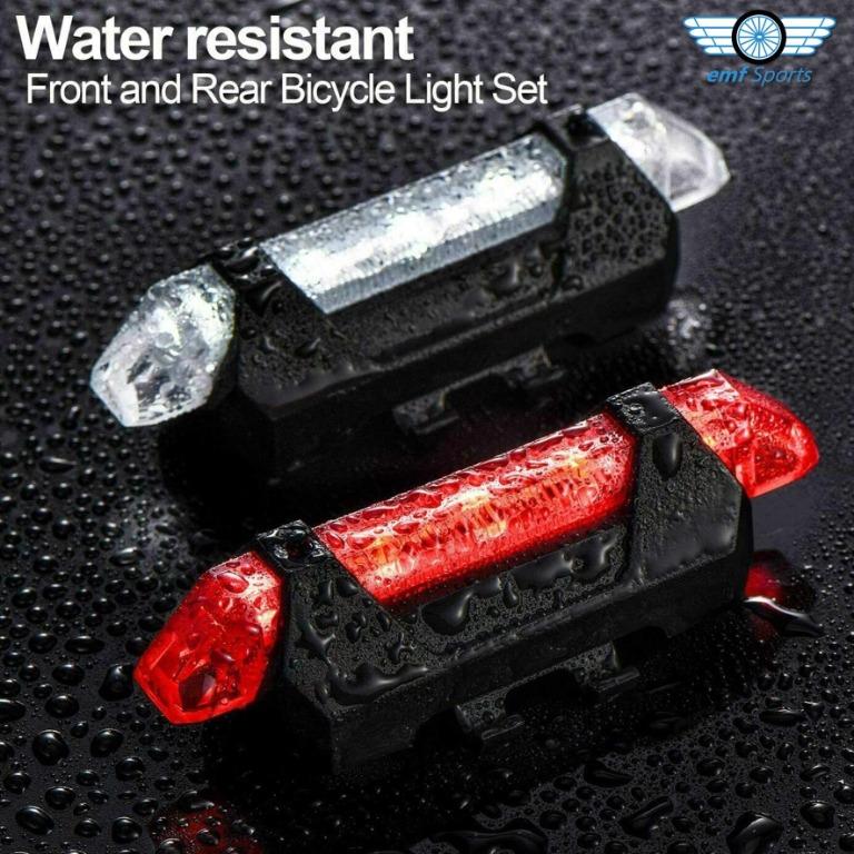 rechargeable led bike tail lamp