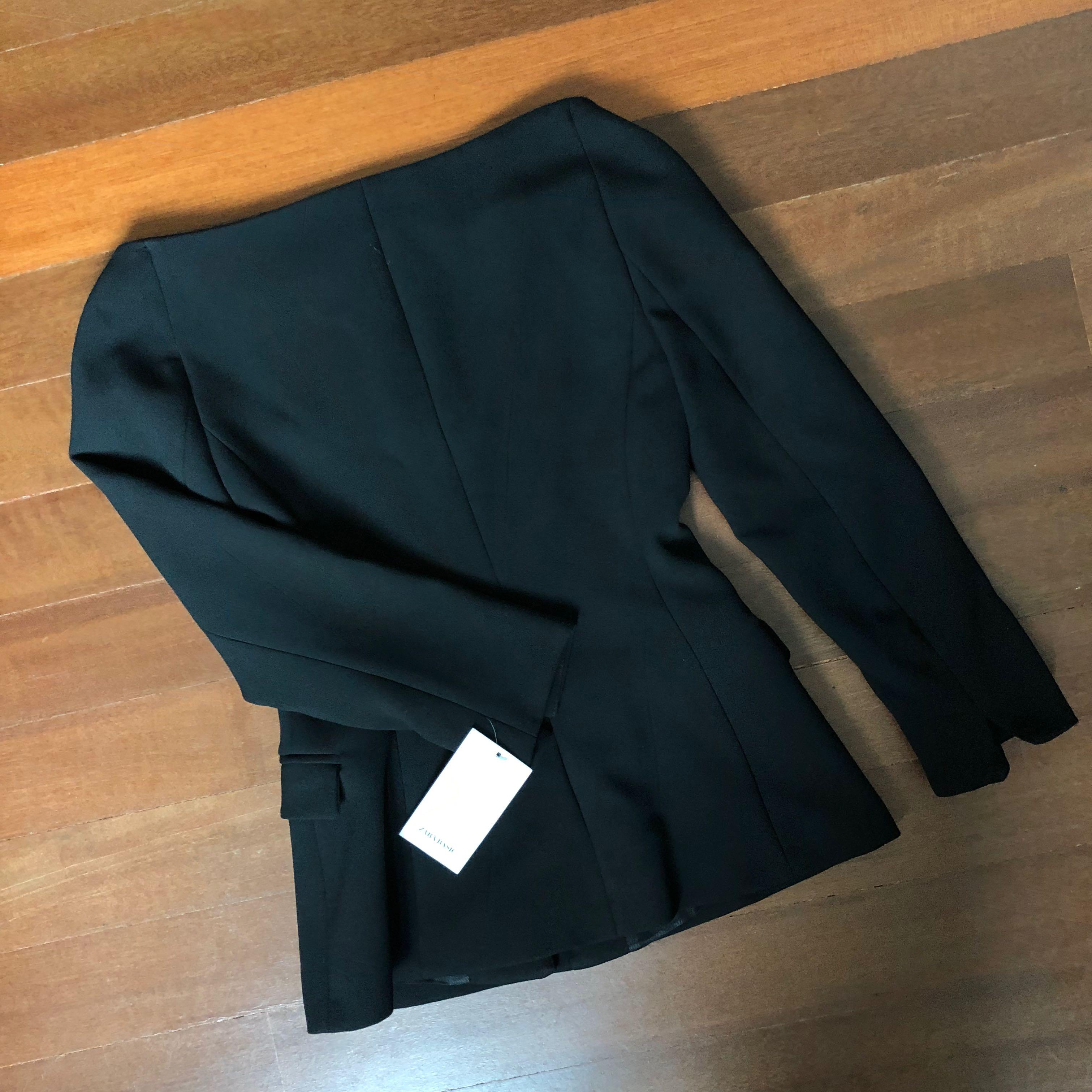Zara boat shop neck blazer