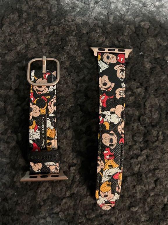 Casetify DISNEY Mickey Mouse 38mm, 40mm Saffiano Watch Band Strap