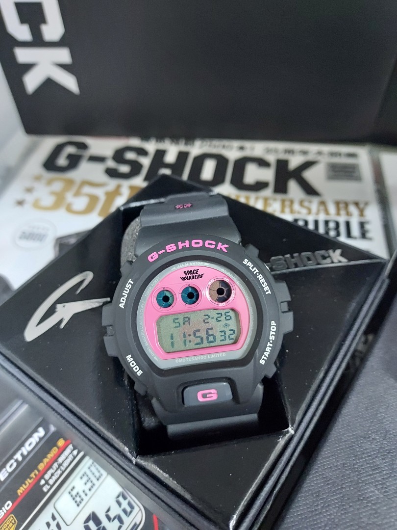 Casio G-Shock DW-6900 Space Invaders (日本版), 男裝, 手錶及配件