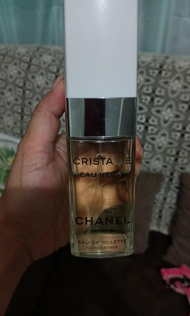 CHANEL CRISTALLE EAU VERTE 80% FULL WITHOUT BOX, Beauty & Personal