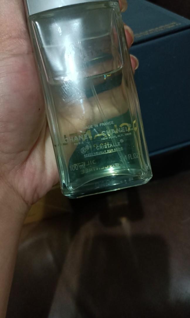 CHANEL CRISTALLE EAU VERTE 80% FULL WITHOUT BOX, Beauty & Personal Care,  Fragrance & Deodorants on Carousell