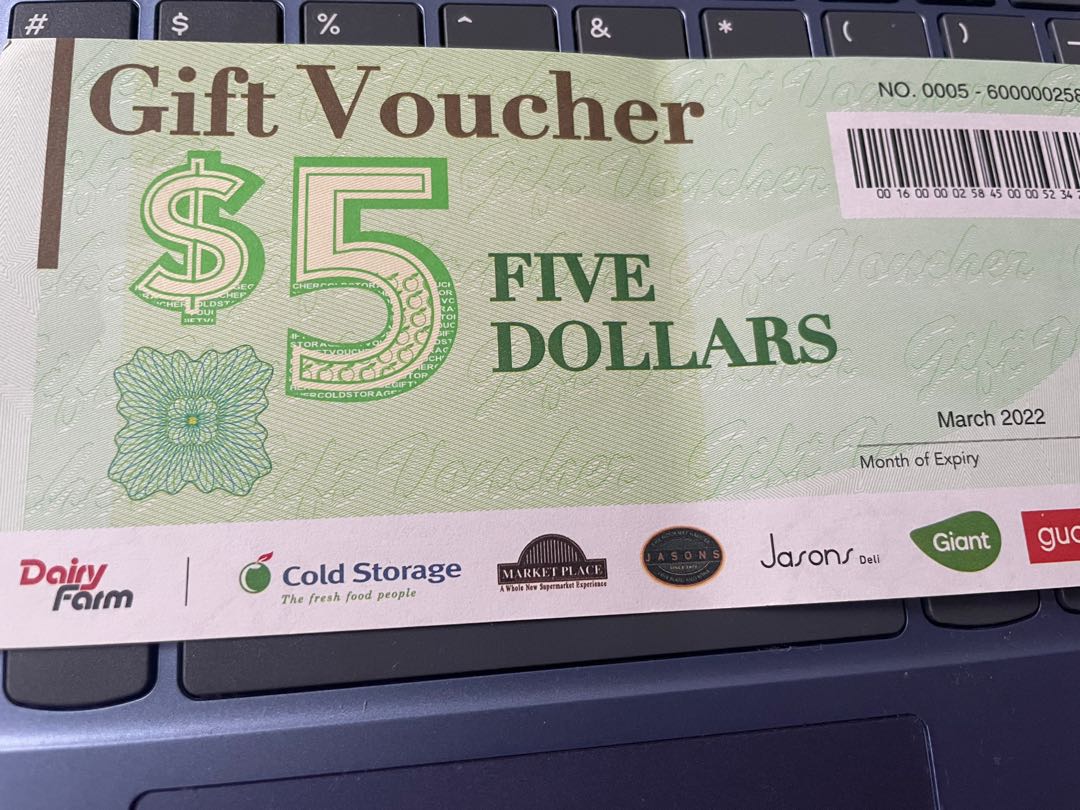 Choice voucher 5, Tickets & Vouchers, Vouchers on Carousell