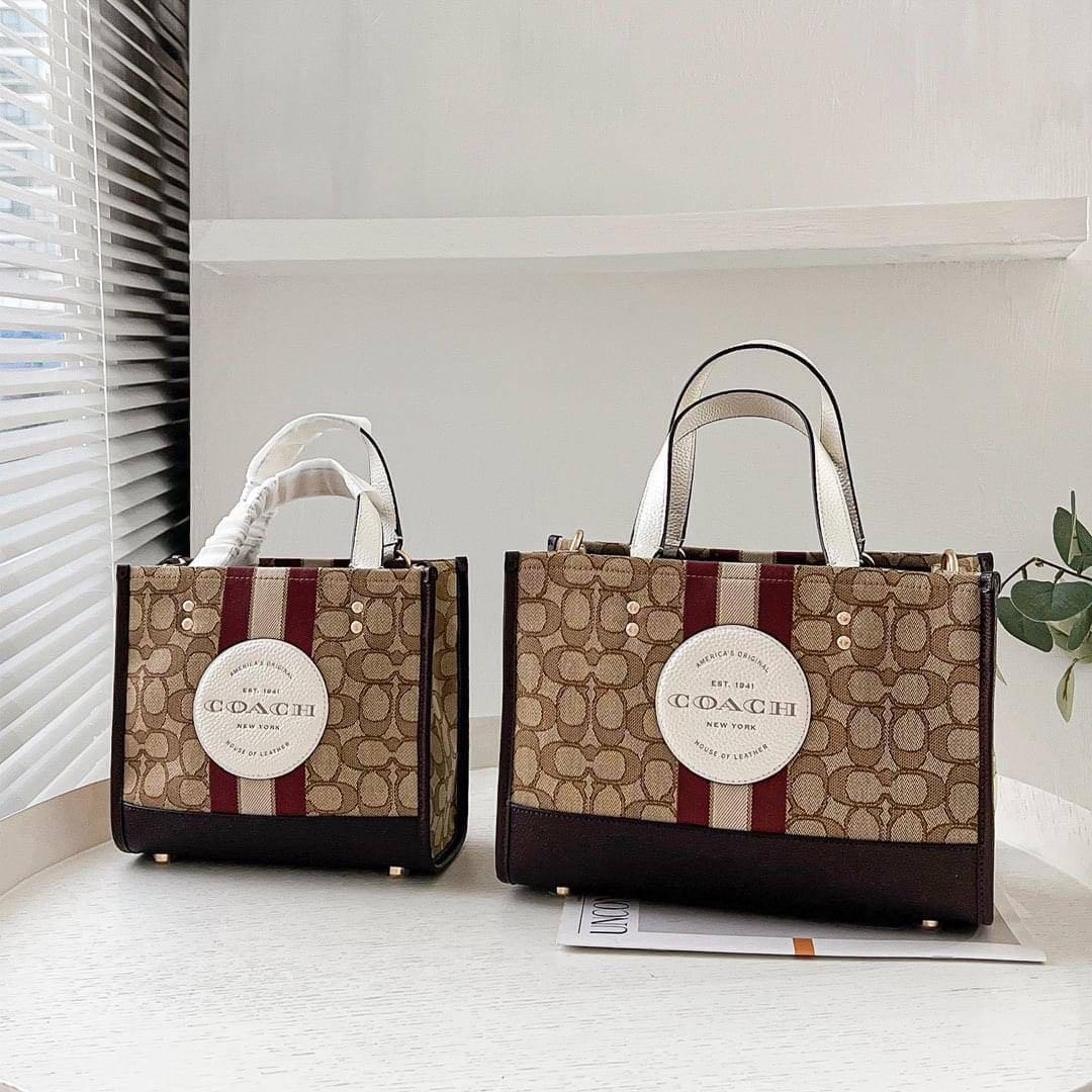 Coach jacquard purse clearance