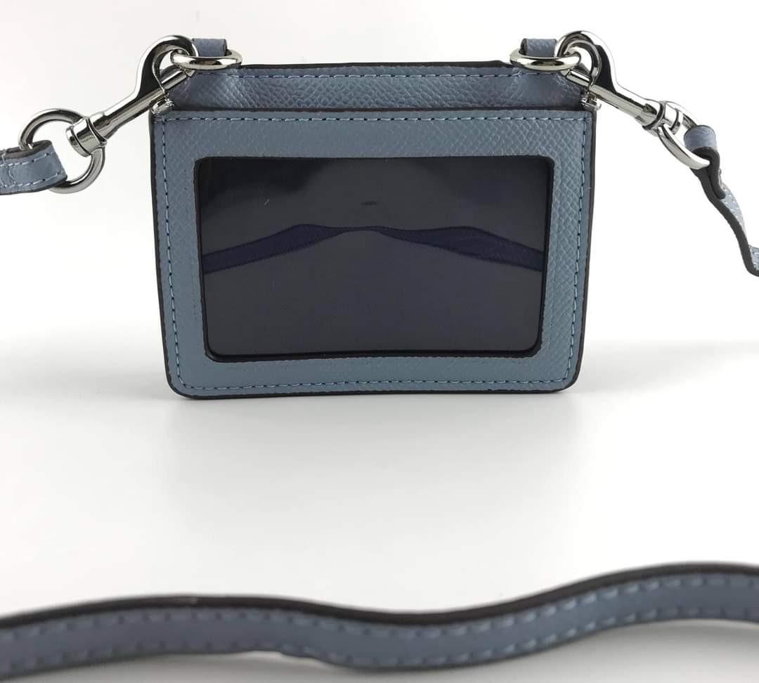 Coach Flap Card Case on Lanyard, Women's Fashion, Bags & Wallets