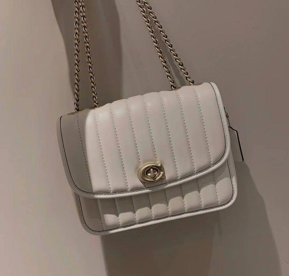 Coach madison shoulder bag with quilting cheap