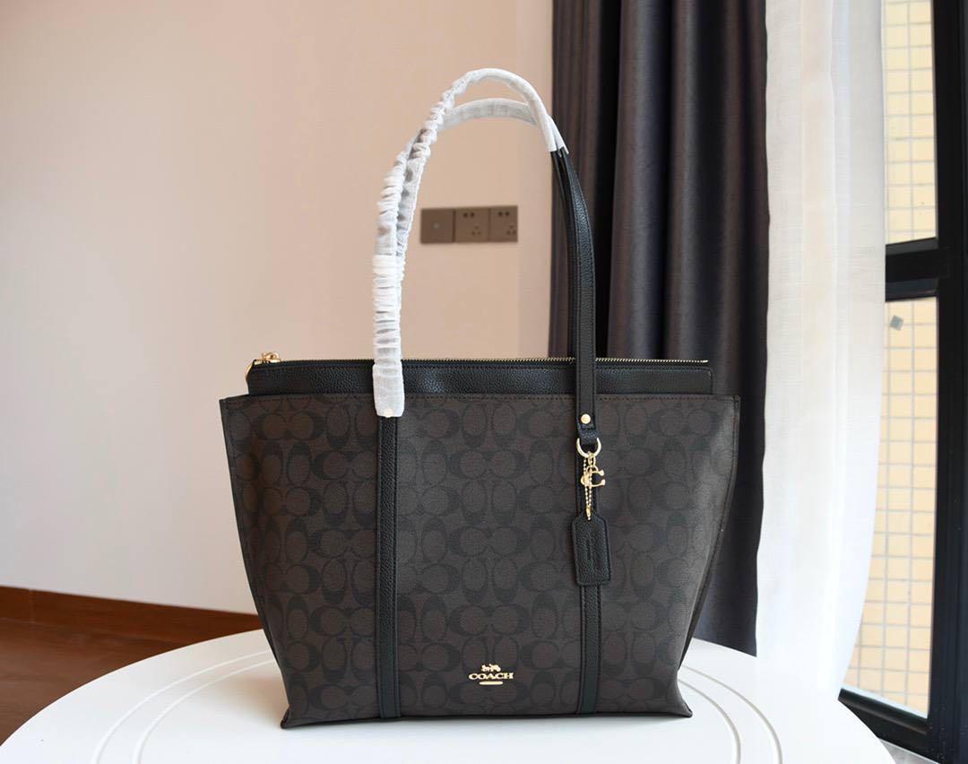 Coach may shop tote black