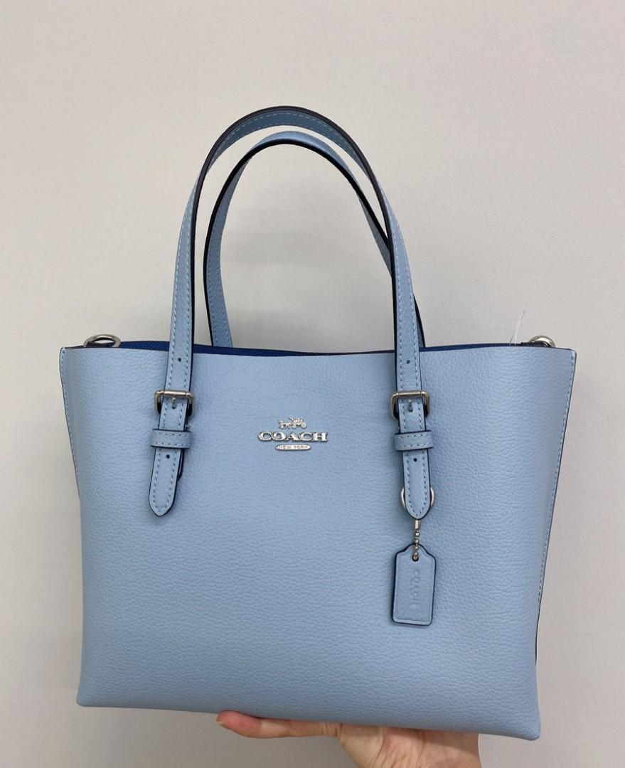 Coach mollie tote 25 blue Clearance