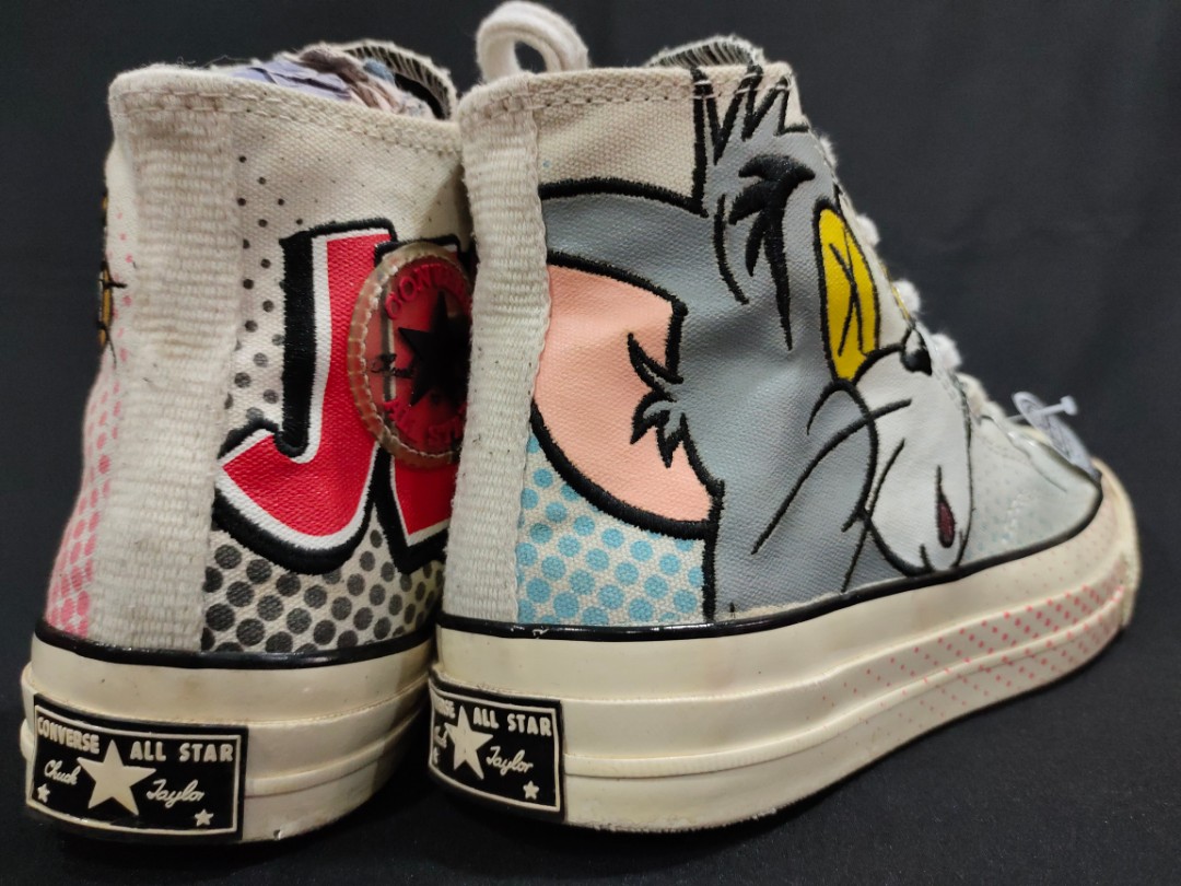 Tom and jerry on sale high top converse