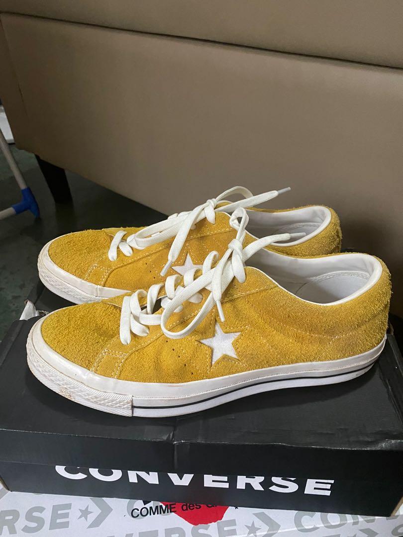 one star converse yellow