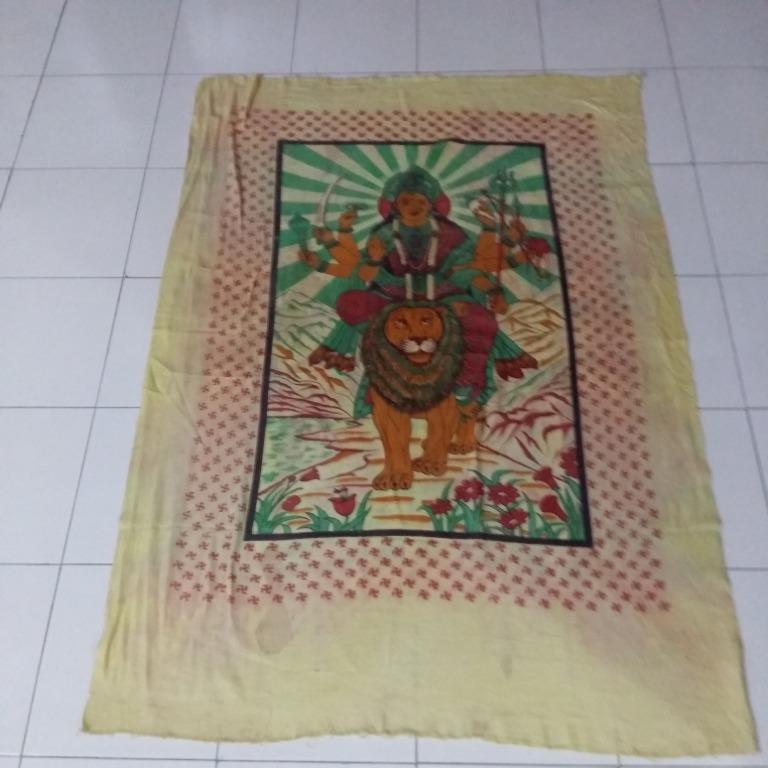 COVER KAIN DEWI DURGA/BETARI DURGA, Home & Furniture on Carousell