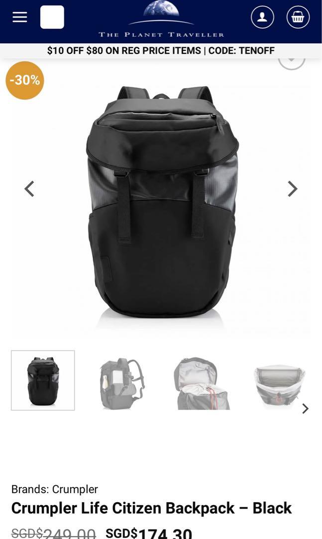 CRUMPLER life citizen backpack