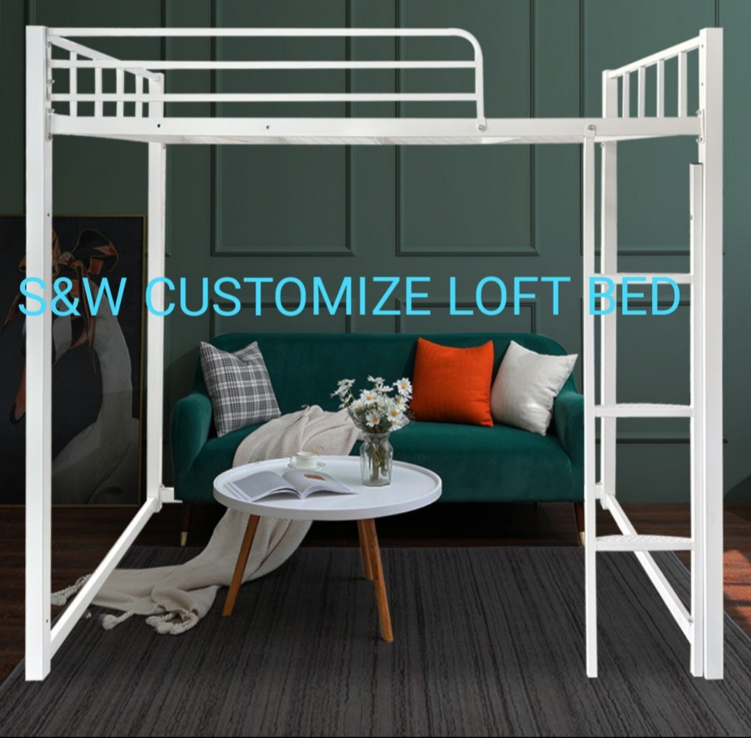 Customize loft bed /store room loft bed/bobm shelter loft bed/unity