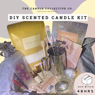 CraftZee Large Soy Candle Making Kit for Adults Beginners - Candle Making Kit Supplies Includes Soy Wax, Scents, Frosted Glass Jars, Wicks, Dyes, Melt