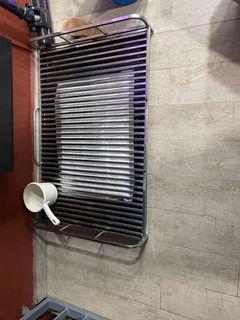 Dog stainless steel pee tray