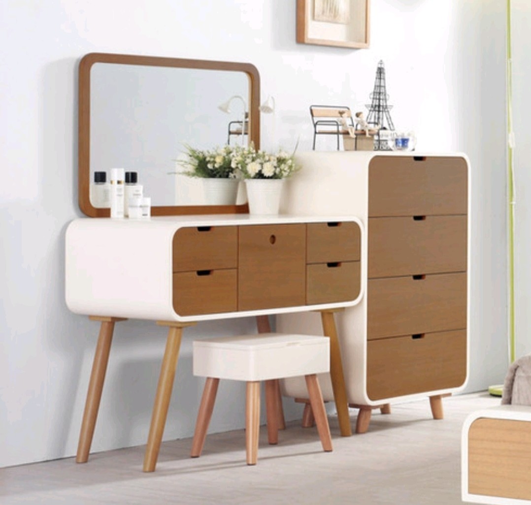 Dressing table with mirror korea