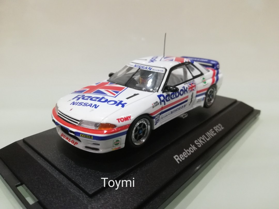 Ebbro 1/43 Nissan Skyline GTR R32 JGTC Reebok Hasemi Sport