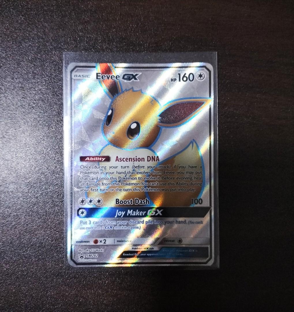 EEVEE GX FULL ART BLACK STAR PROMO POKEMON TCG CARDS NOT CHARIZARD ...