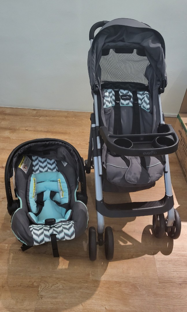 Evenflo vive travel system stroller and carseat Babies Kids