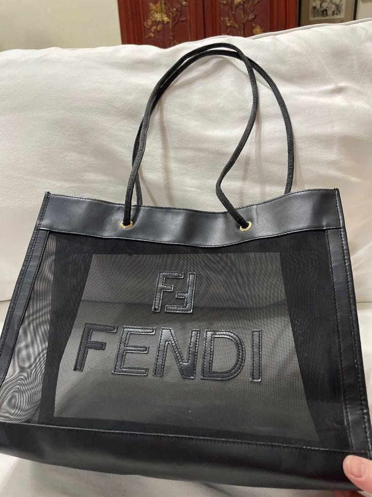 Fendi bag see through on sale