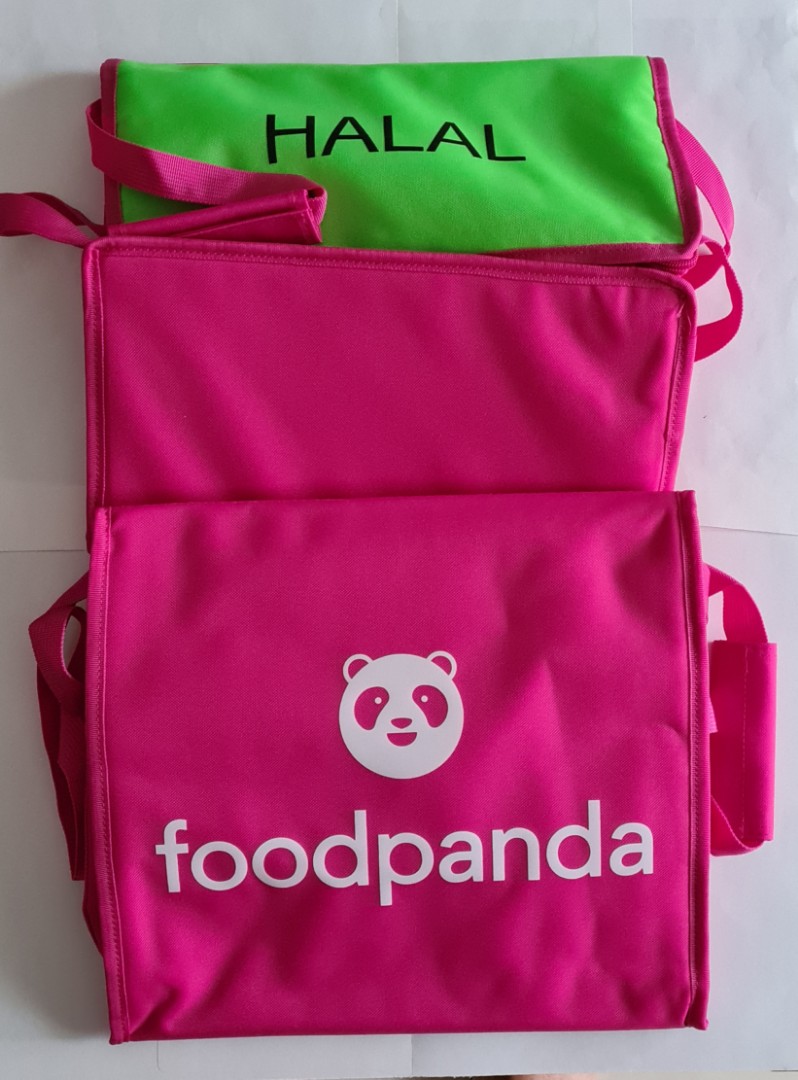 Foodpanda Cyclist Thermal Bag with Frame, Normal Thermal Bags