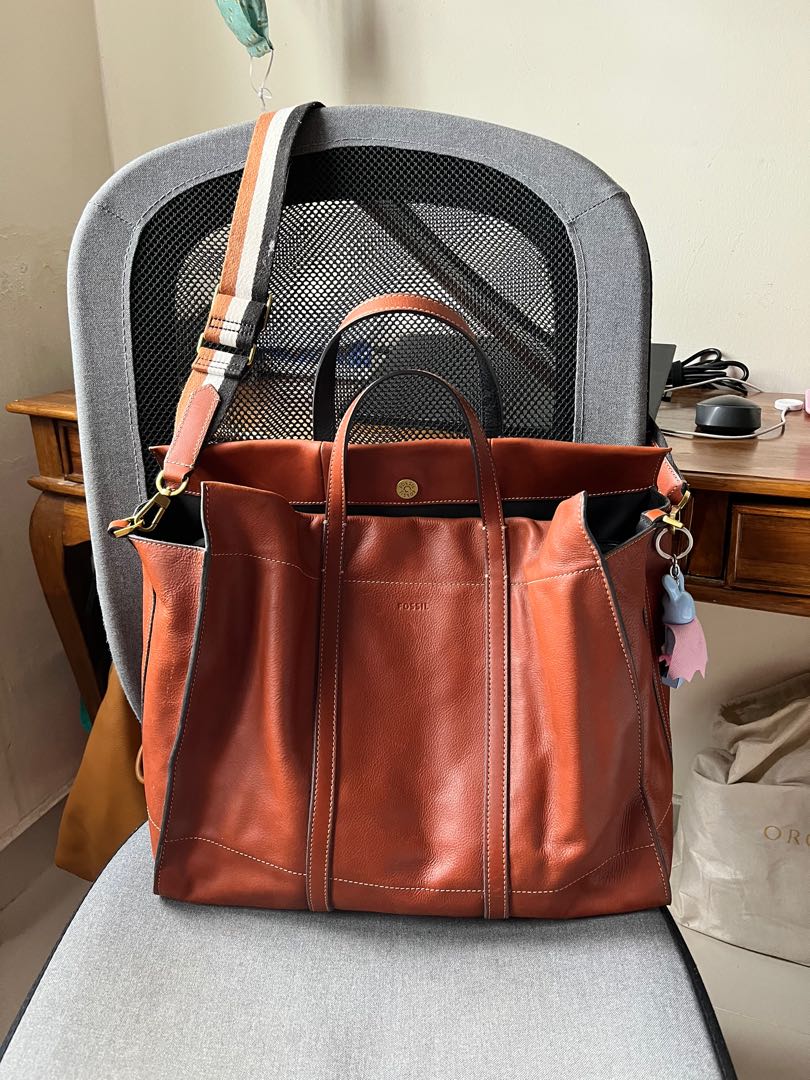 Fossil carmen large tote review on sale