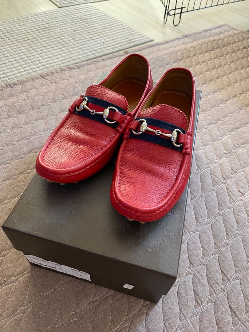 Gucci mens loafers car shoes authentic Carousell