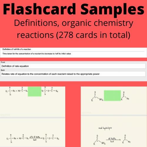 H2 CHEMISTRY NOTES & ANKI FLASHCARDS COMPILED FROM HCI NOTES, Hobbies