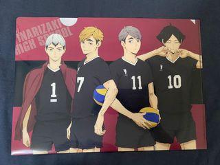 Haikyuu To The Top Tokyo Station Festival Goods Clear File Bokuto and  Akaashi