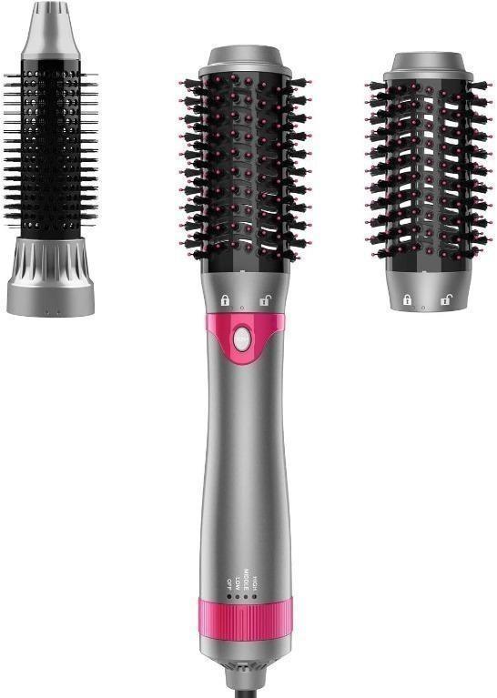 Hair Dryer Brush,Chignon Hair Straightener Brush,Hot Air Brush Hair
