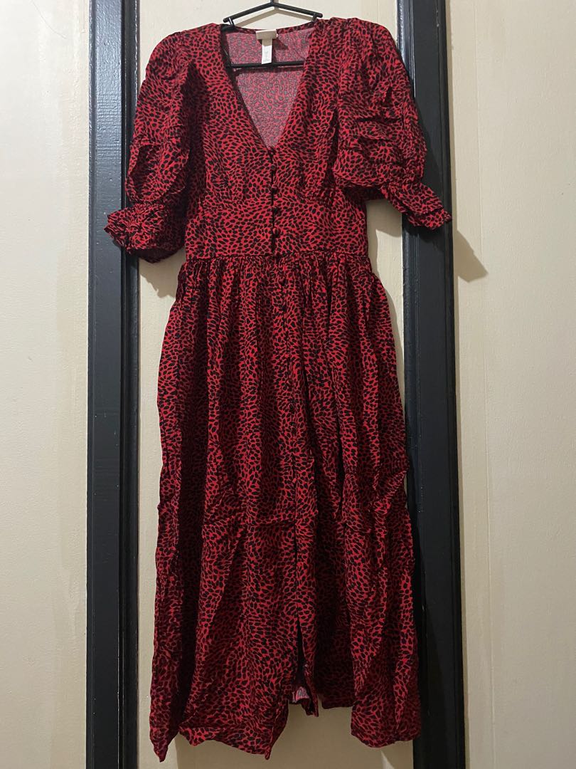 H&M midi dress, Women's Fashion, Dresses & Sets, Dresses on Carousell