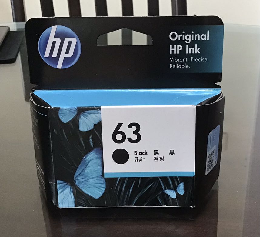 HP Printer Ink 63 Black, Computers & Tech, Printers, Scanners & Copiers