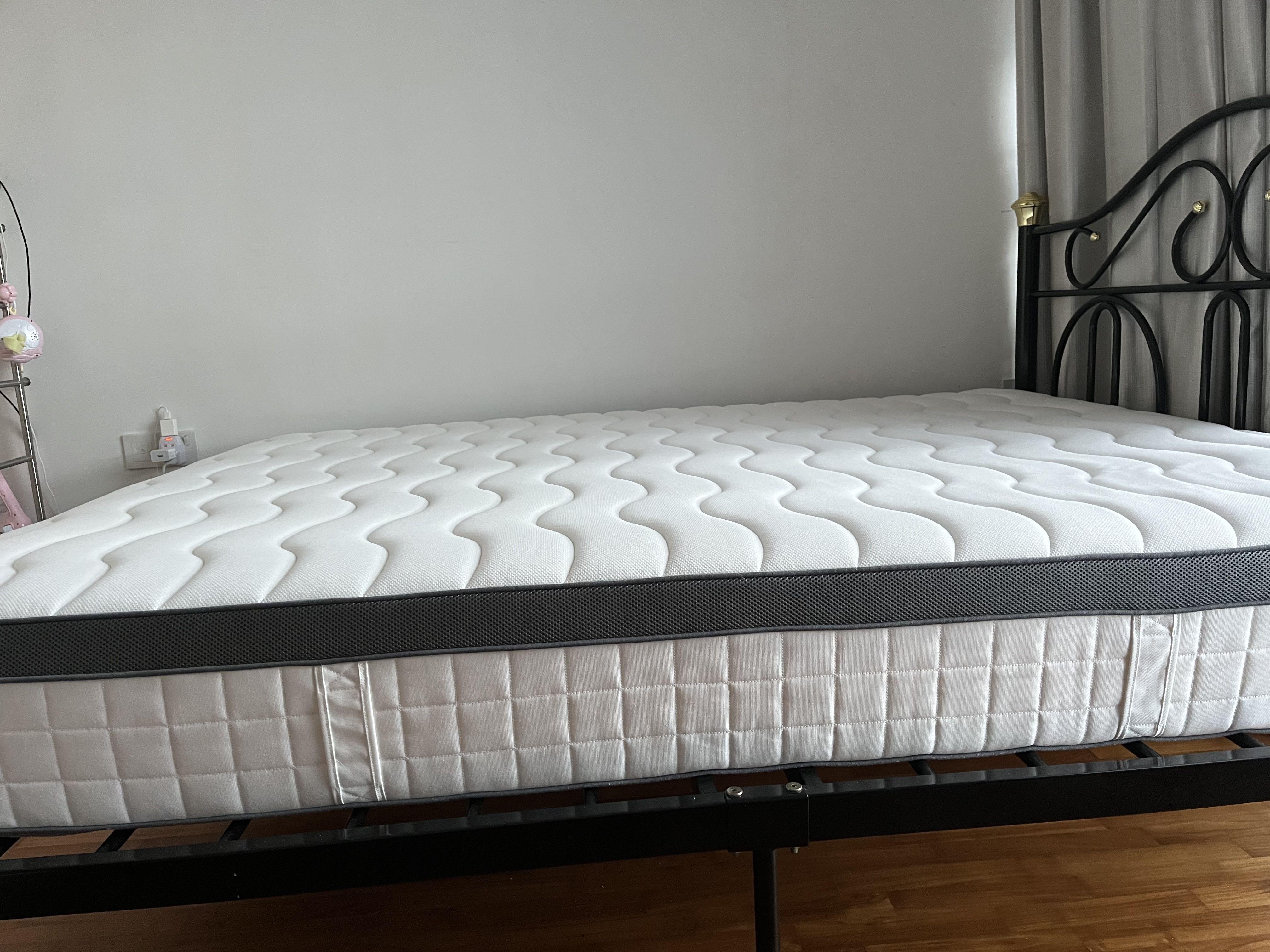IKEA Fillan sprung mattress free bed frame