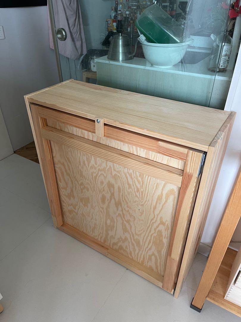 IKEA IVAR Foldable Table, Furniture & Home Living, Furniture, Shelves