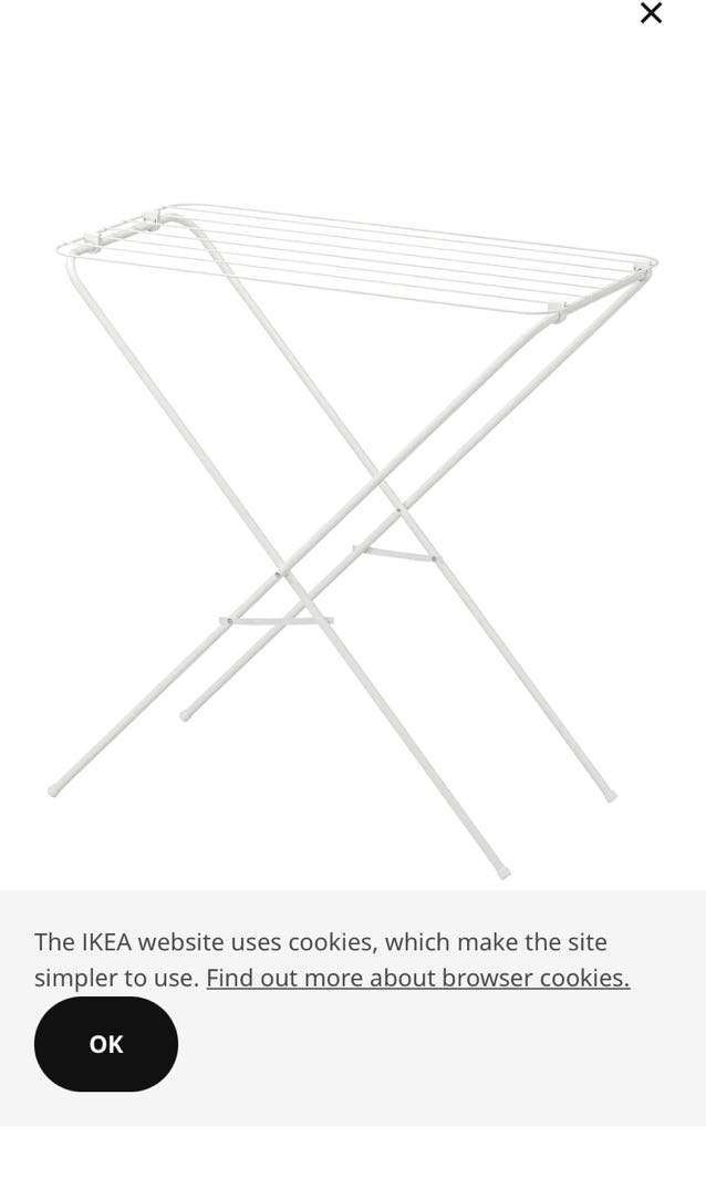 IKEA JALL DRYING RACK, Home & Furniture, Furniture on Carousell