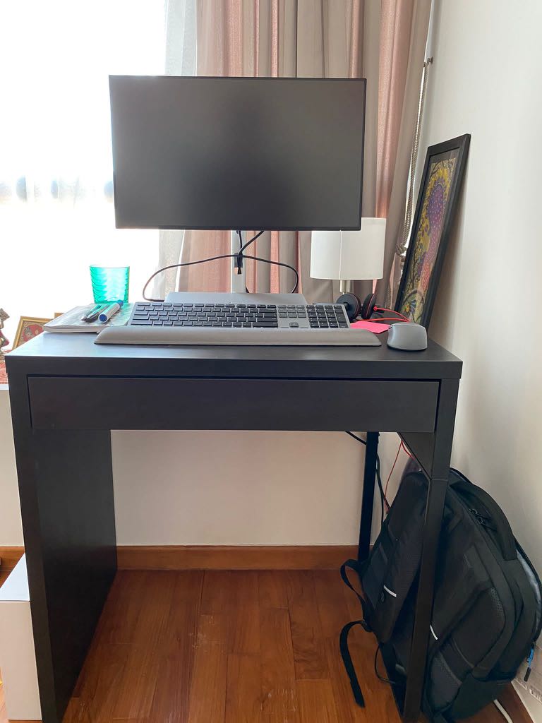 IKEA MICKE desk and MARKUS chair, Furniture & Home Living, Furniture