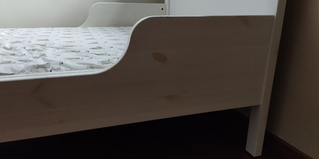 Ikea kids toddler extendible bed sundvik, Babies & Kids, Baby Nursery