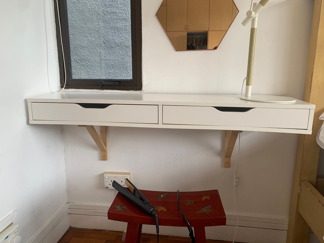 IKEA wall mounted desk/table, Furniture & Home Living, Furniture, Other