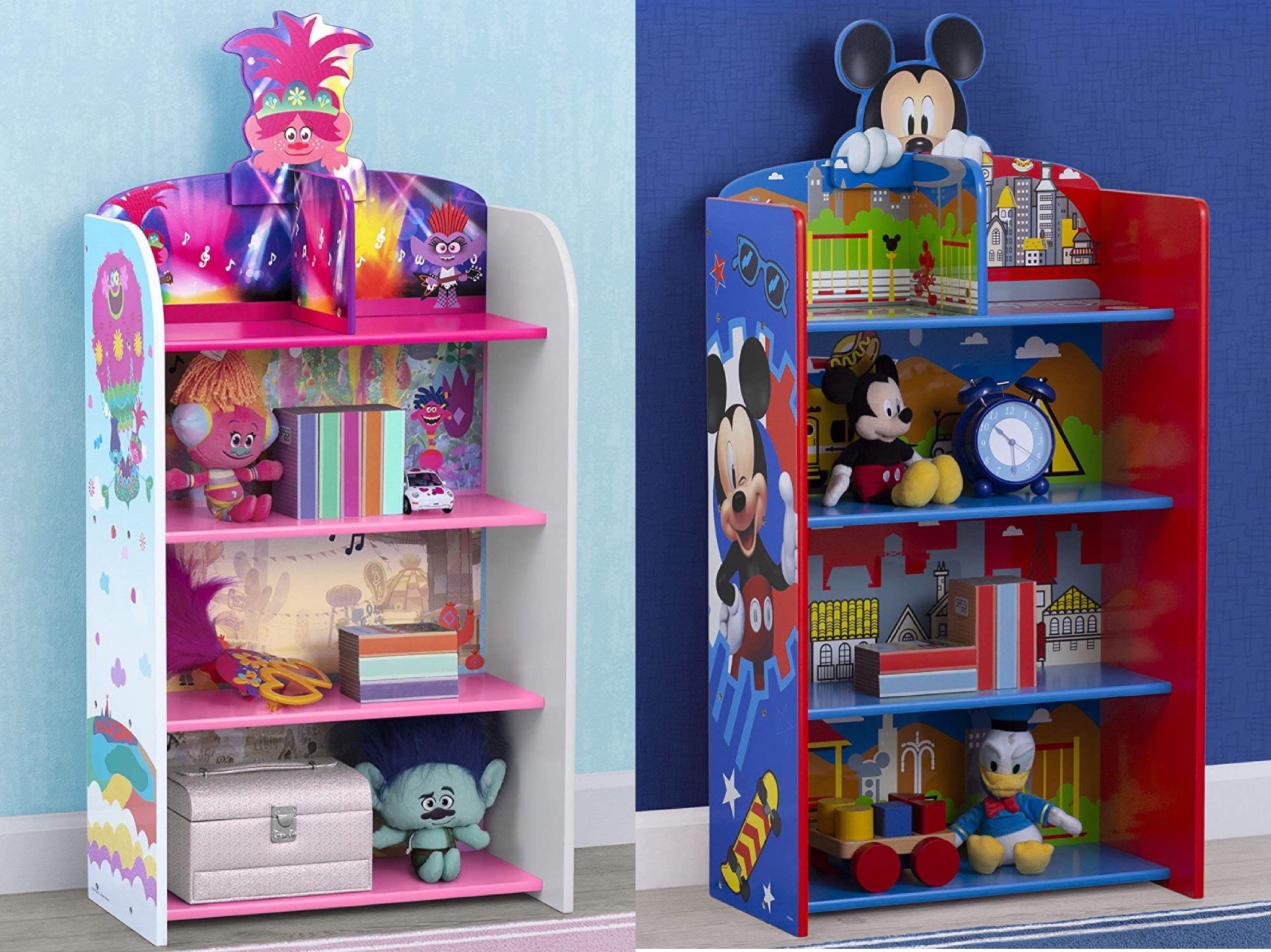 🔥INSTOCK🔥 Delta Children Disney Mickey Mouse/Trolls World Tour Wooden  Playhouse 4-Shelf Bookcase for Kids, Babies & Kids, Baby Nursery & Kids  Furniture, Kids' Wardrobes & Storage on Carousell