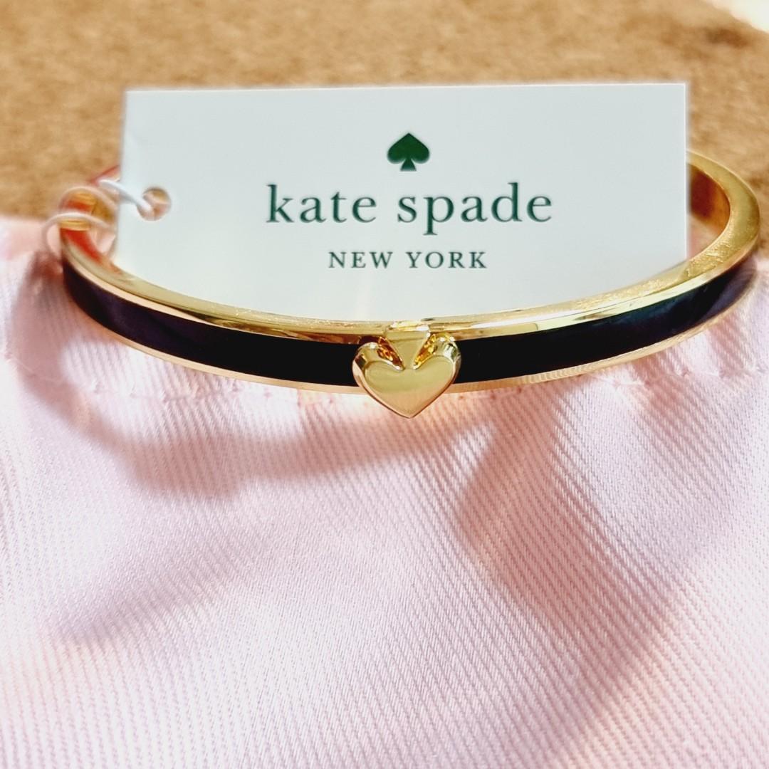 Kate Spade Black / Gold Bracelet, Women's Fashion, Jewelry & Organisers,  Bracelets on Carousell