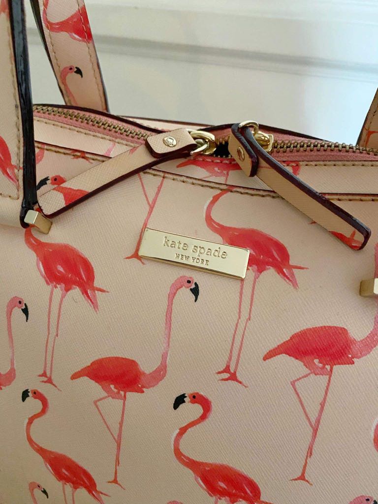 Spade Flamingo Luxury, Bags & Wallets on Carousell