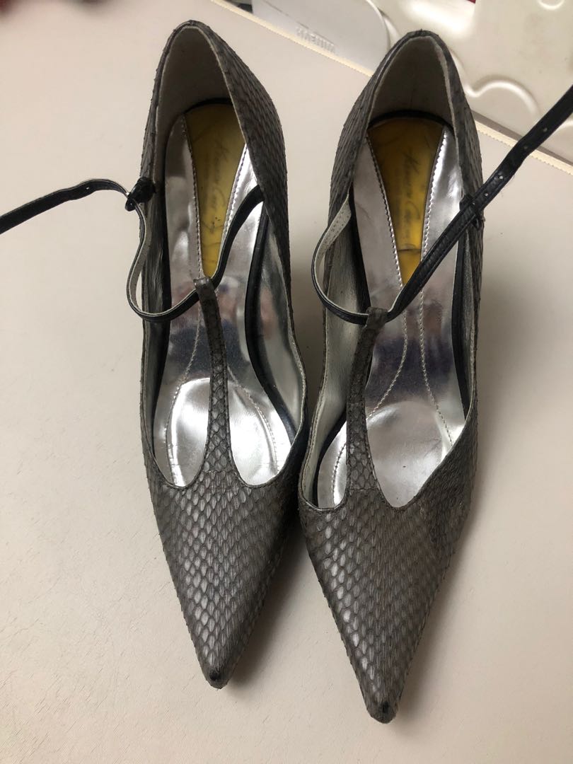 kenneth cole snakeskin heels