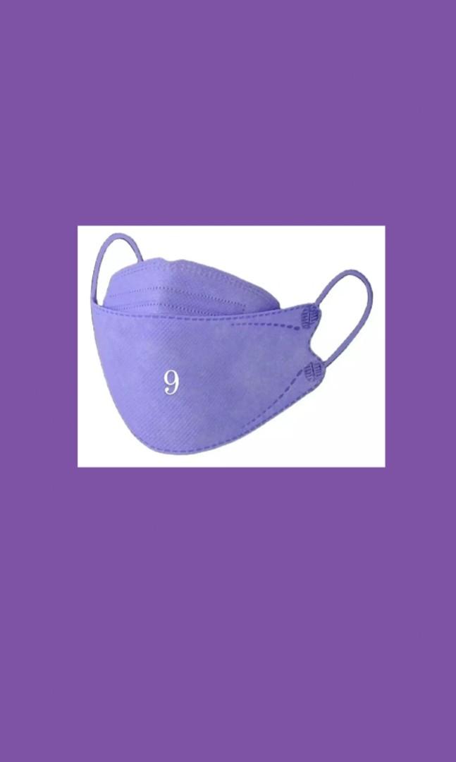 KF94 Masks Purple, Health & Nutrition, Face Masks & Face Shields on