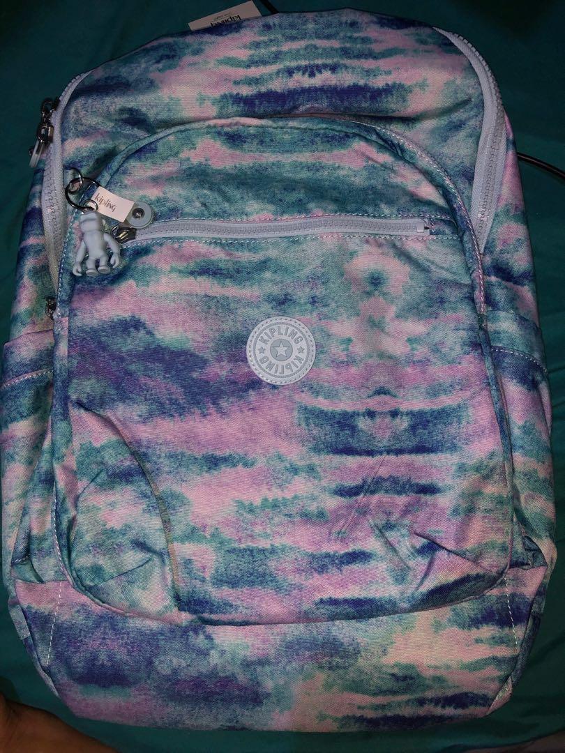 Kipling Seoul XL Laptop Backpack in Joyfull Play, Women's Fashion, Bags