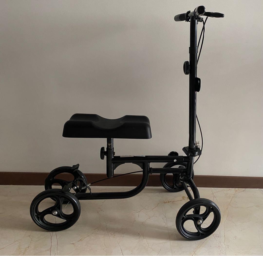 Knee mobility scooter for non weight bearing leg fractures, Health