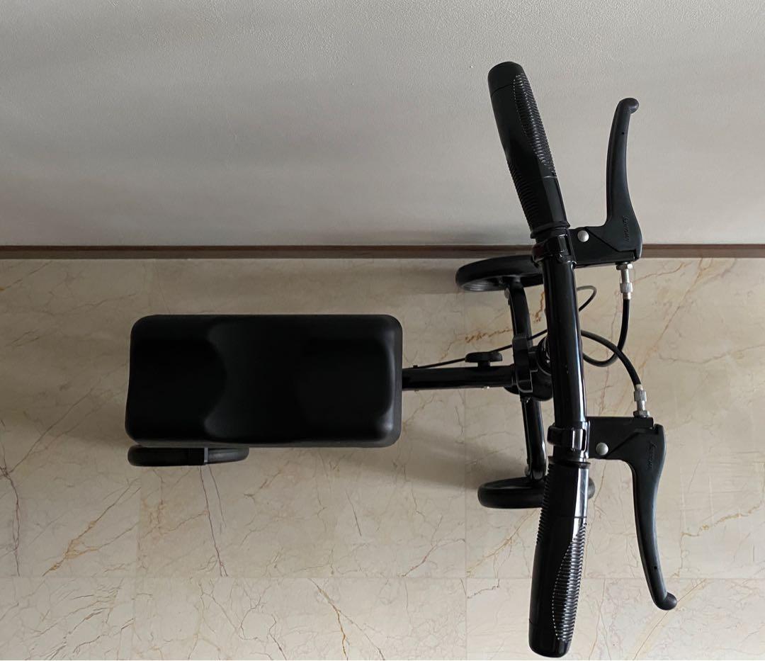 Knee mobility scooter for non weight bearing leg fractures, Health