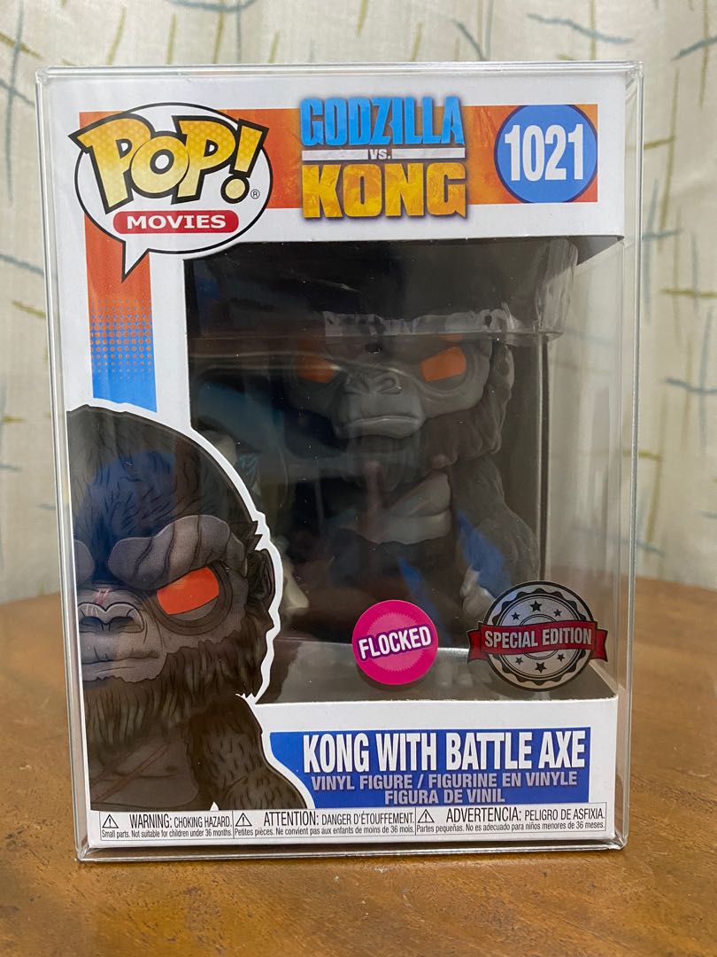 Kong with Battle Axe Funko Pop (Flocked/Special Edition