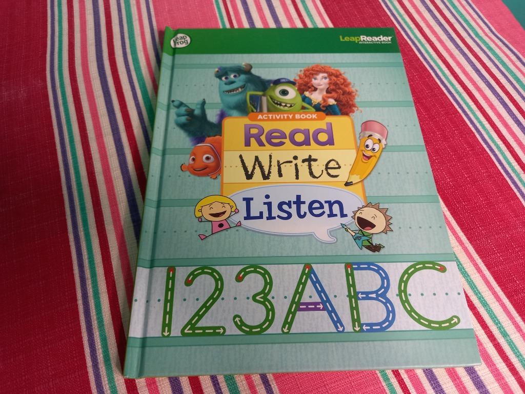 Leapfrog Leapreader Activity Book Read, Write, Listen, Hobbies & Toys ...