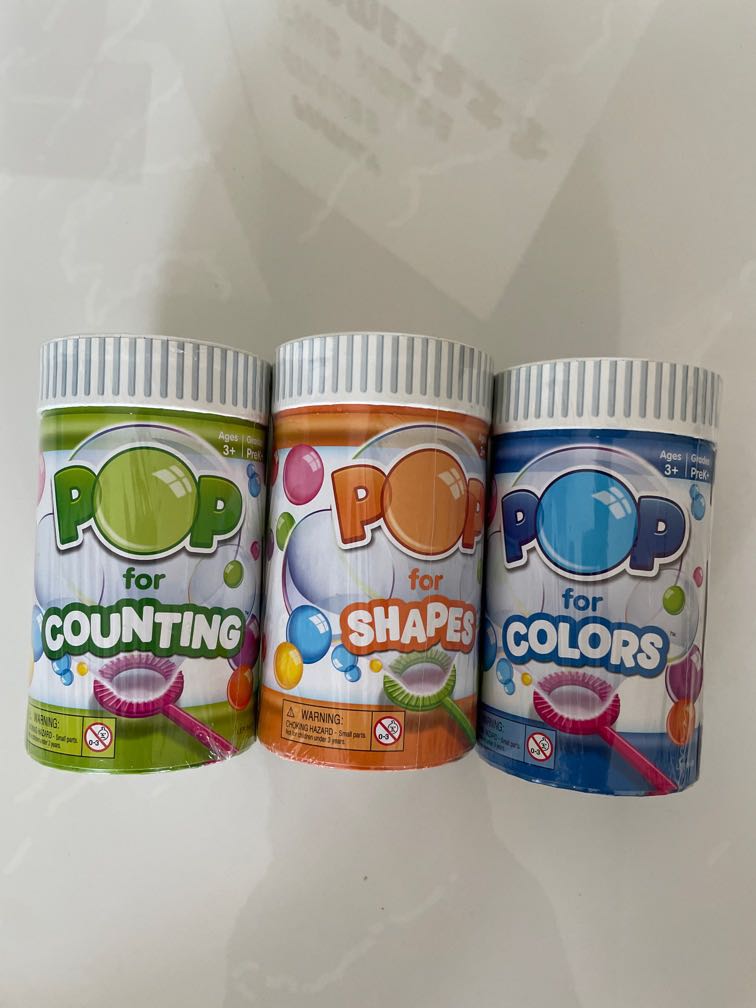 Learning Resources Pop for Counting, Shapes, Colors (Set of 3), Babies ...